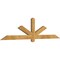 Ekena Millwork Kennewick Rough Sawn Timber Gable Bracket, Western Red Cedar, 84"W x 21"H x 2"D x 4"F, 6/12 Pitch GBW084X21X0204KEN00RWR - alternate 4